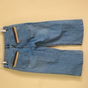 8 90s Y2K Wide leg capri jeans Very Vera embellished